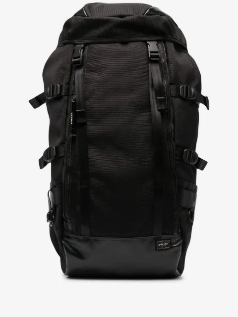 Porter-Yoshida & Co. logo patch buckled backpack