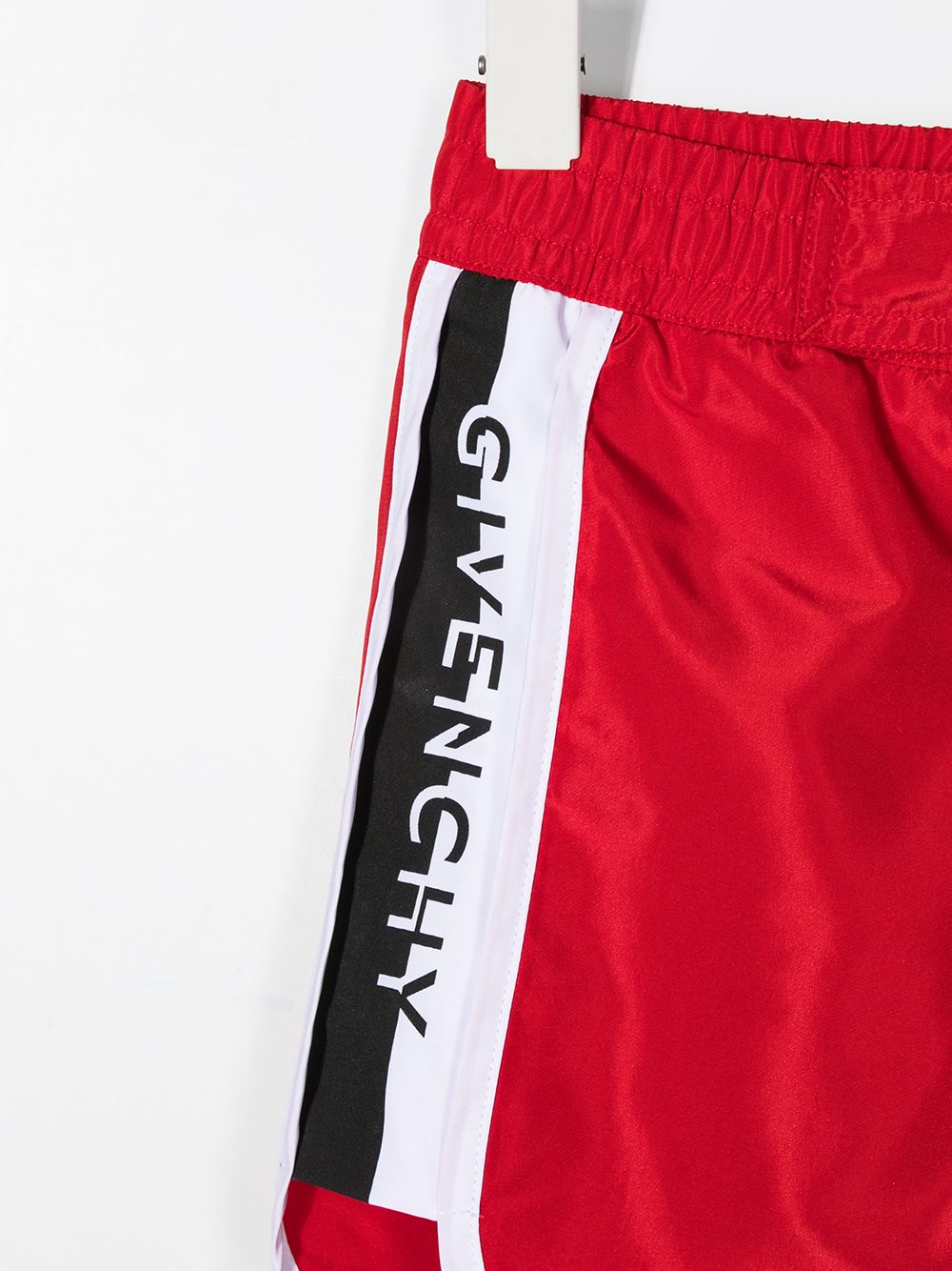 Shop Givenchy Logo-embellished Swim Shorts In Red