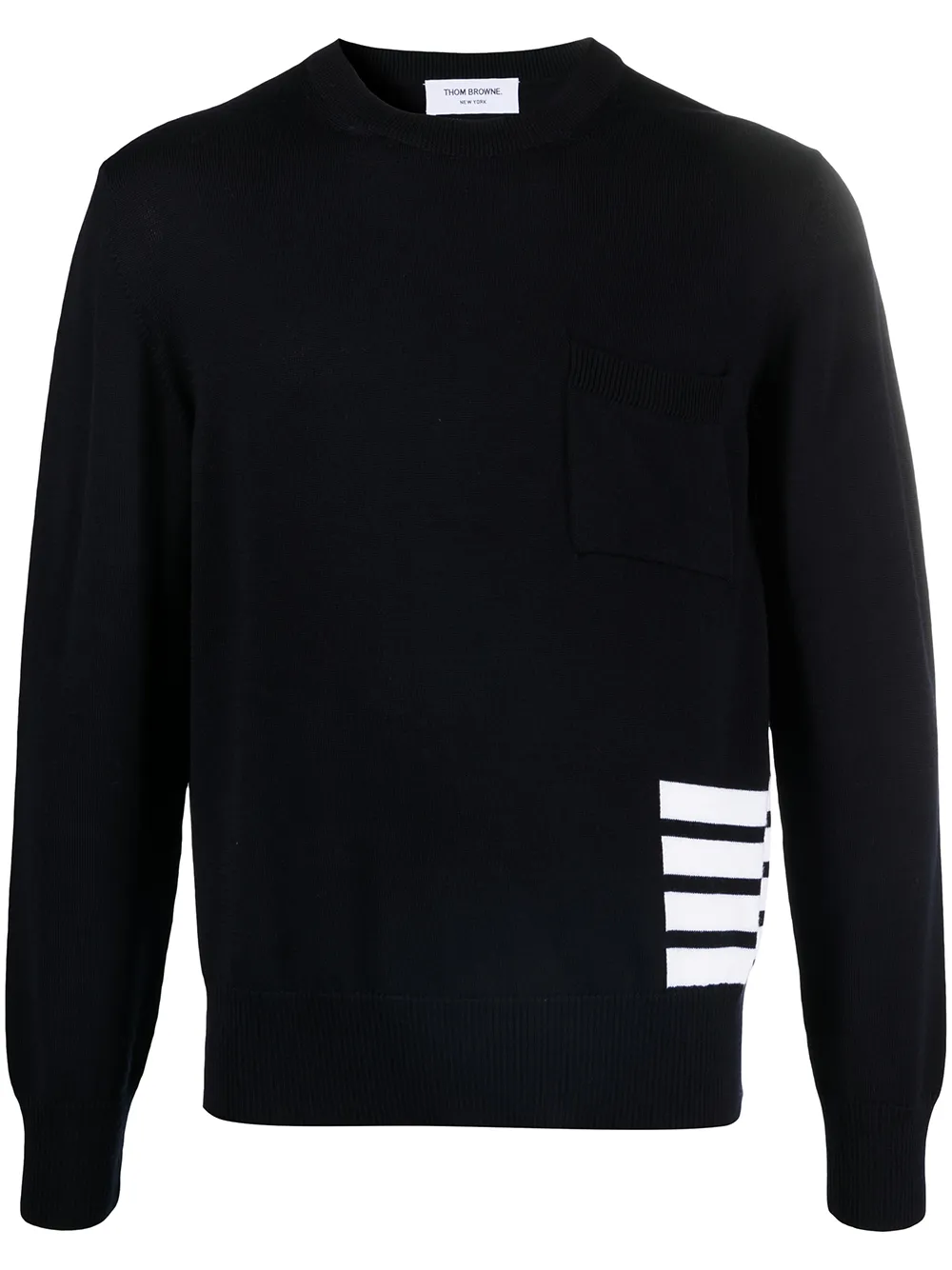 

Thom Browne 4-Bar merino knit jumper - Blue