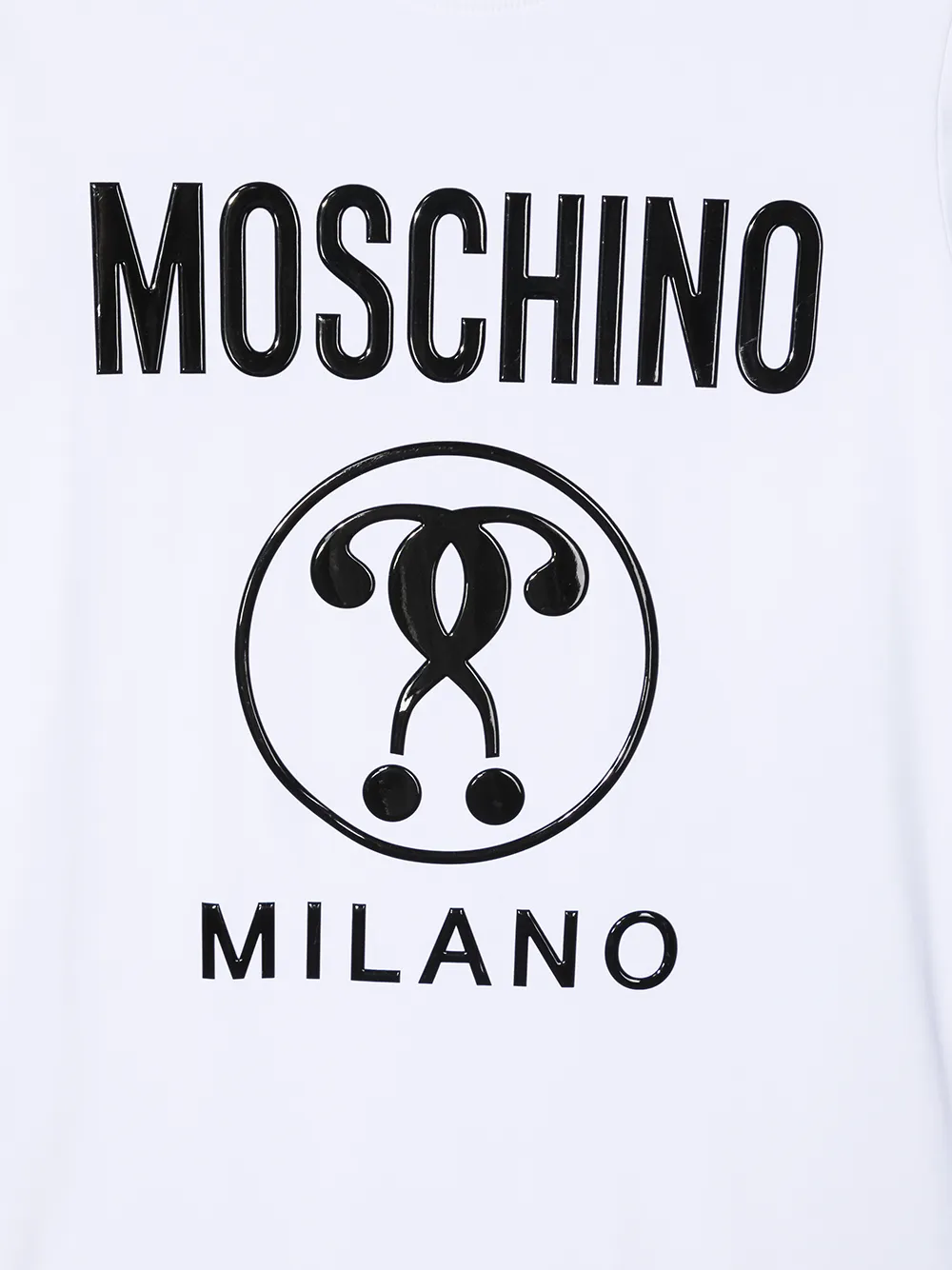 фото Moschino kids платье из джерси с логотипом