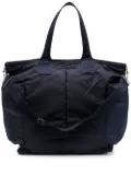 Porter-Yoshida & Co. logo patch tote bag - Blue