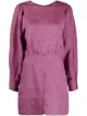 Image 1 of Isabel Marant Étoile long-sleeve linen mini dress