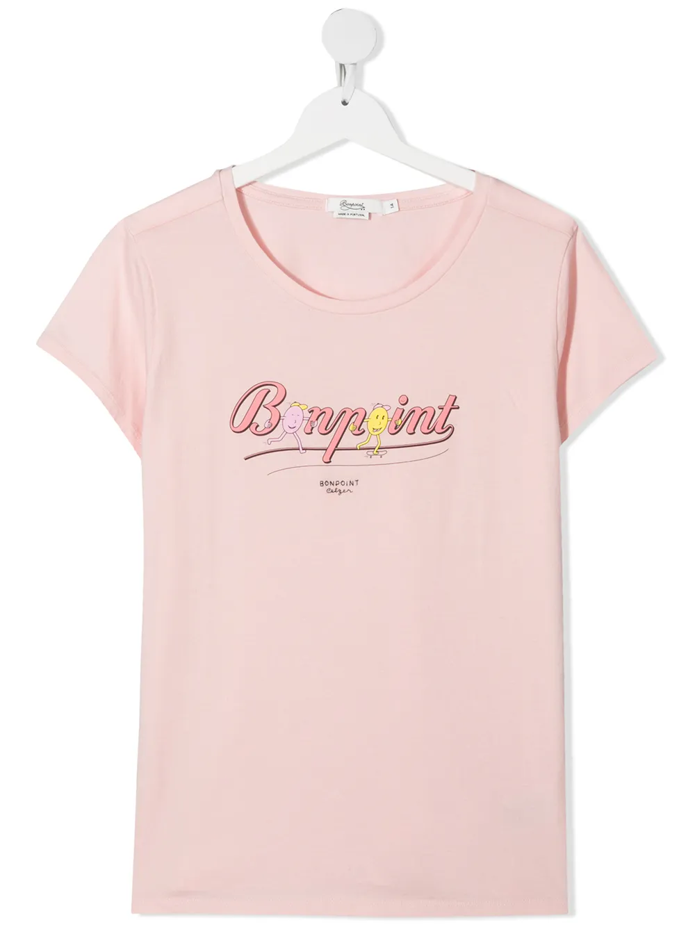 

Bonpoint playera con logo - Rosado