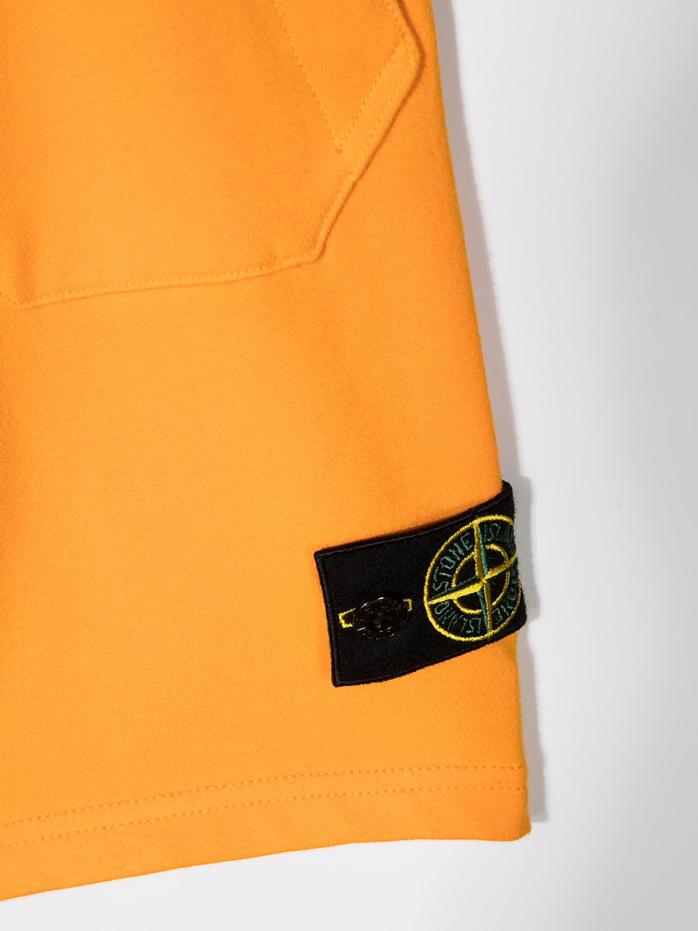 фото Stone island junior спортивные шорты с нашивкой-логотипом