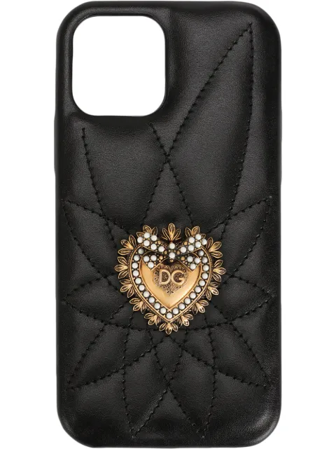 Dolce & Gabbana quilted iPhone 12/12 Pro case