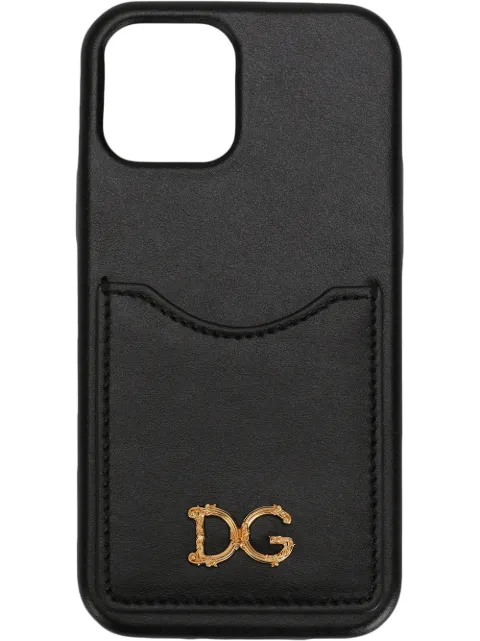 Dolce & Gabbana funda con placa del logo para iPhone 11 Pro 