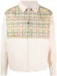 Image 1 of Comme Des Garçons Pre-Owned 2000s plaid-panel shirt-jacket