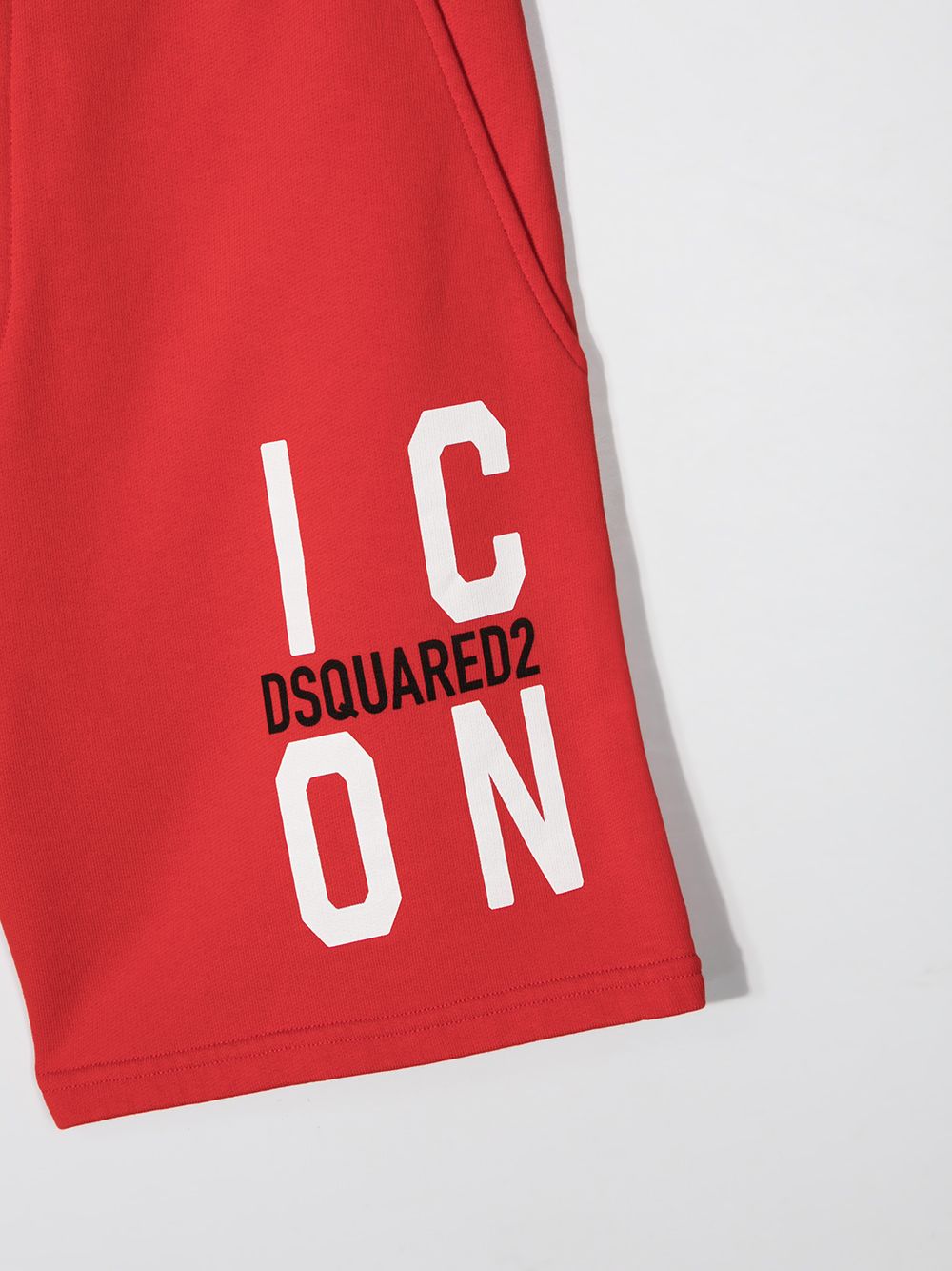 фото Dsquared2 kids спортивные шорты icon с логотипом