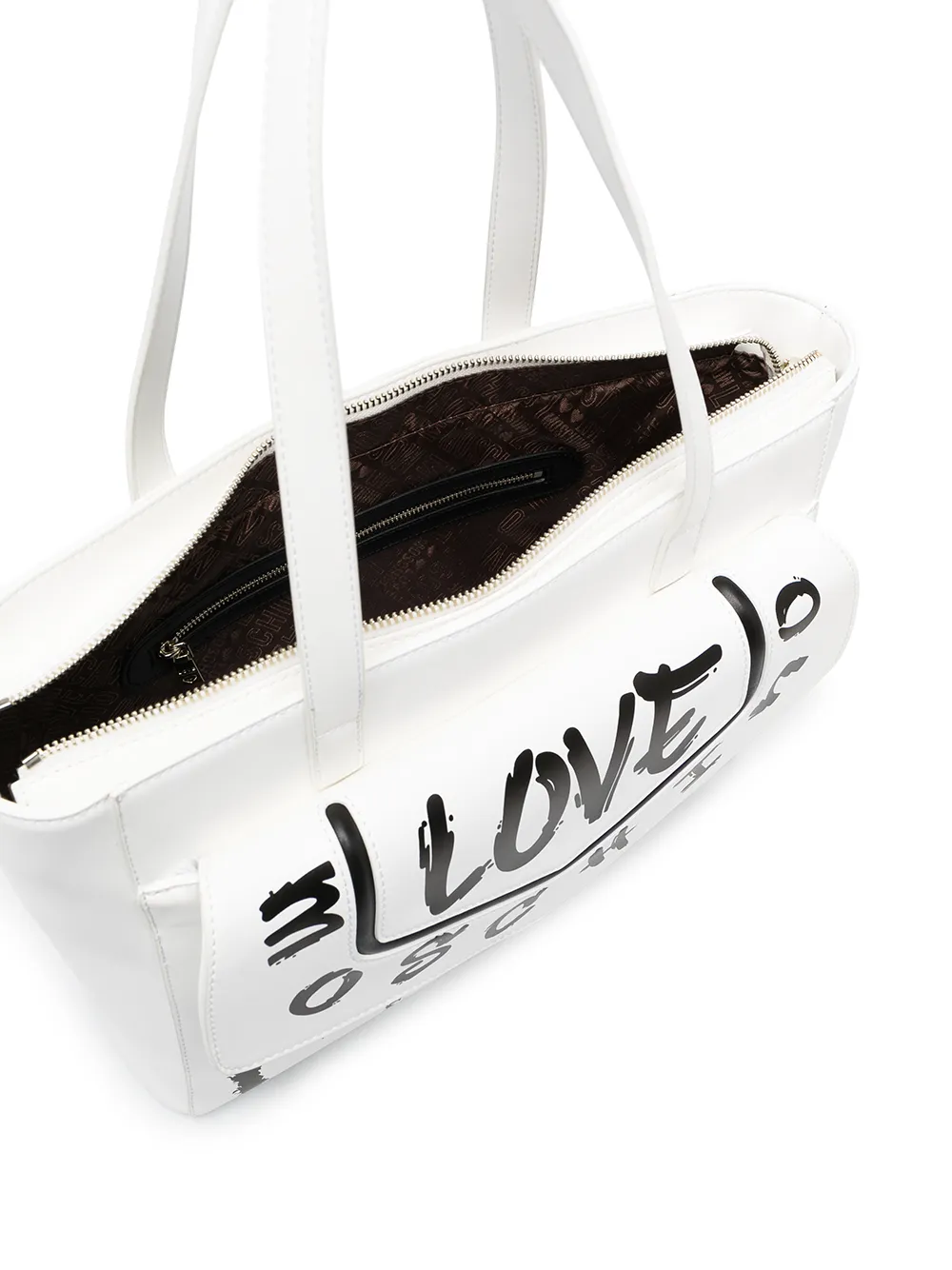 фото Love moschino сумка-тоут из искусственной кожи с принтом