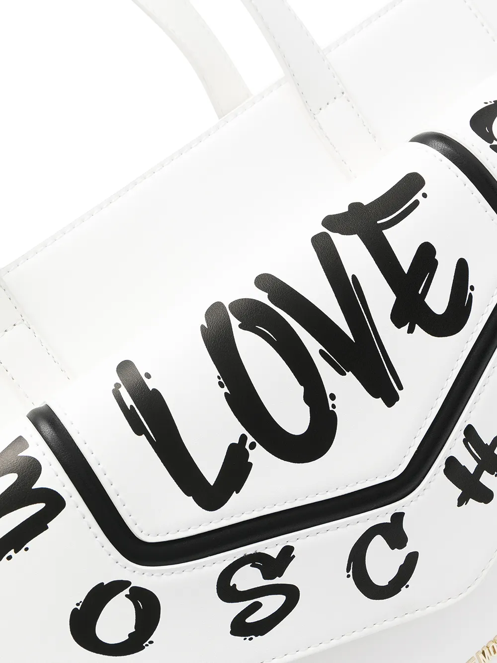 фото Love moschino сумка-тоут из искусственной кожи с принтом