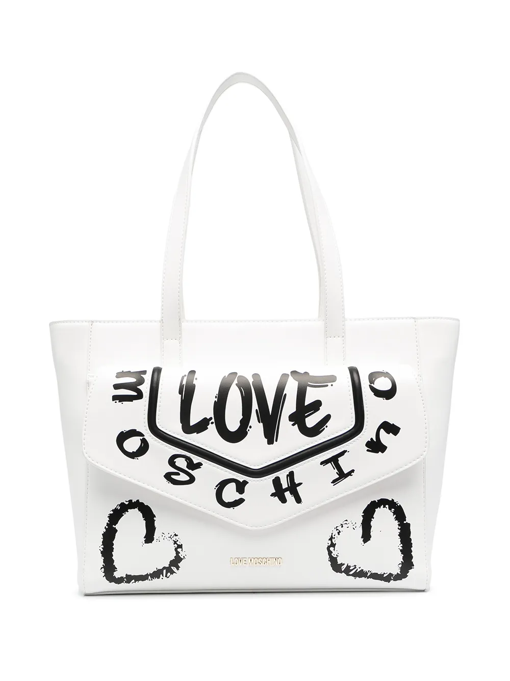 фото Love moschino сумка-тоут из искусственной кожи с принтом