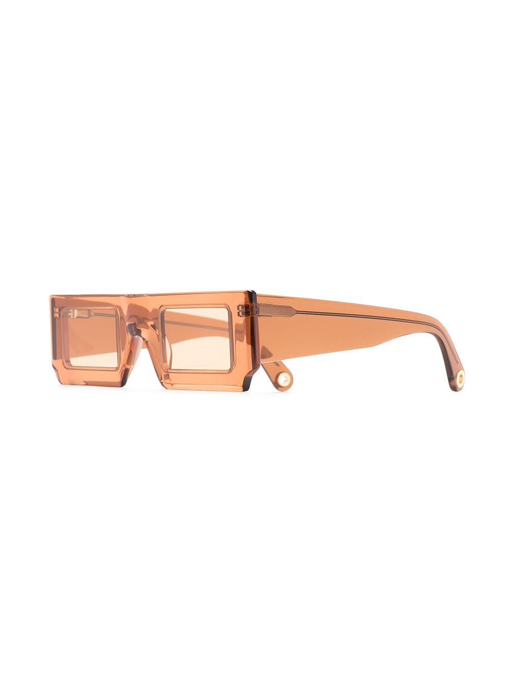 фото Jacquemus солнцезащитные очки les lunettes soleil в прямоугольной оправе