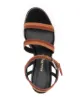 Salvatore Ferragamo two-tone leather sandals