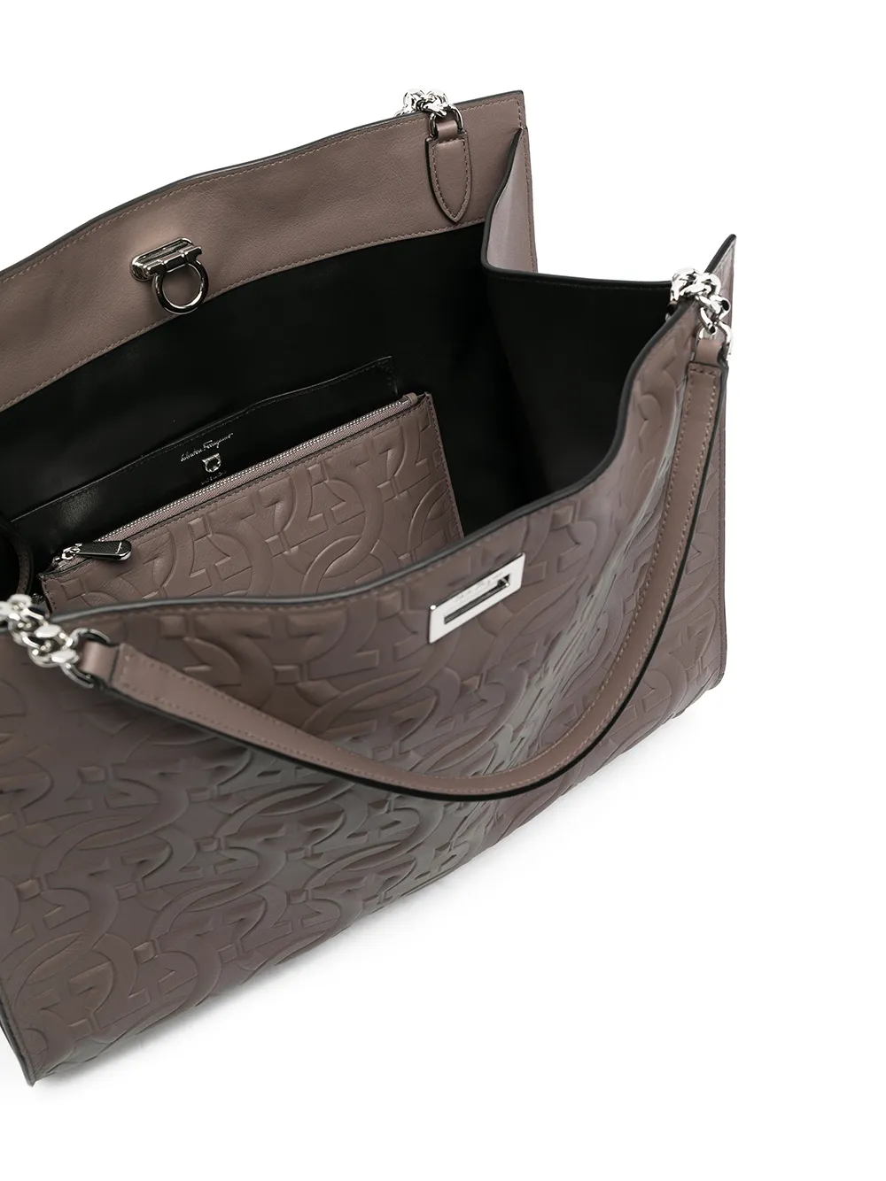 фото Salvatore ferragamo сумка-тоут с тисненым логотипом