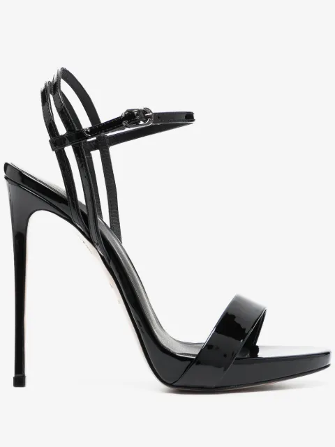 Le Silla Gwen patent-leather stiletto sandals