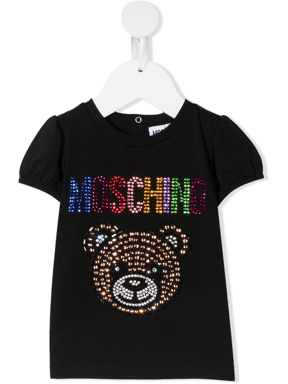 фото Moschino kids футболка с заклепками