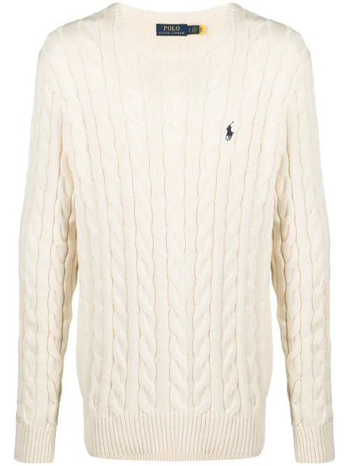 Pull en maille torsadée - Polo Ralph Lauren - Modalova