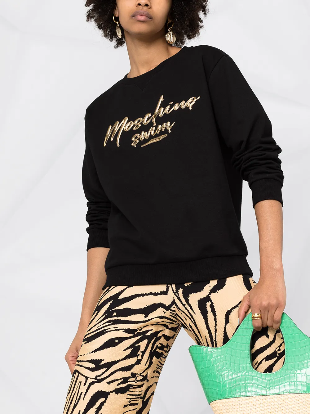 фото Moschino толстовка с логотипом