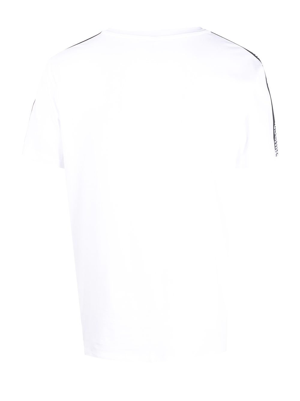 Shop Moschino Logo Tape Lounge T-shirt In White
