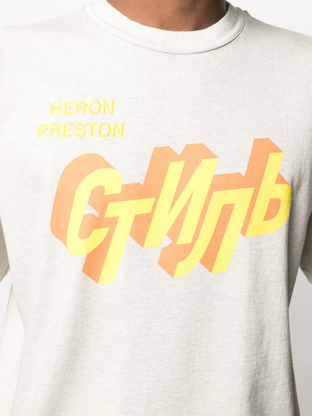 фото Heron preston футболка с логотипом