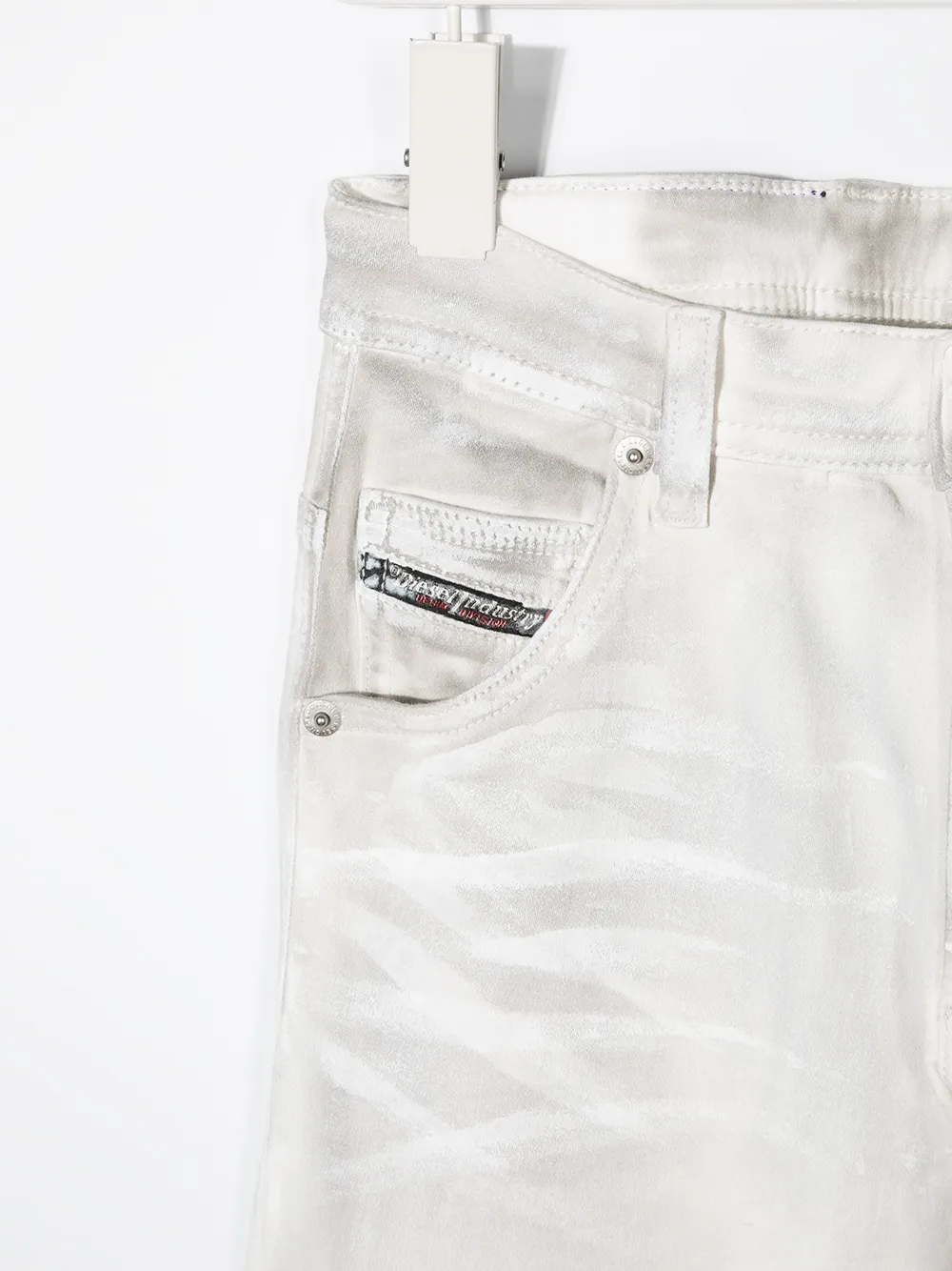 фото Diesel kids прямые джинсы средней посадки