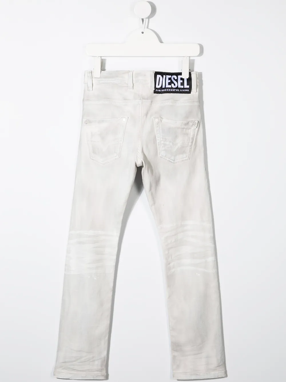 фото Diesel kids прямые джинсы средней посадки