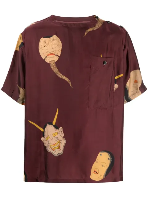 Uma Wang printed patch-pocket shirt