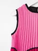 MSGM Kids pleated asymmetric hem dress