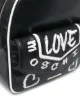Love Moschino graffiti print faux leather backpack