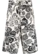 Image 1 of Marni slogan print knee-length shorts