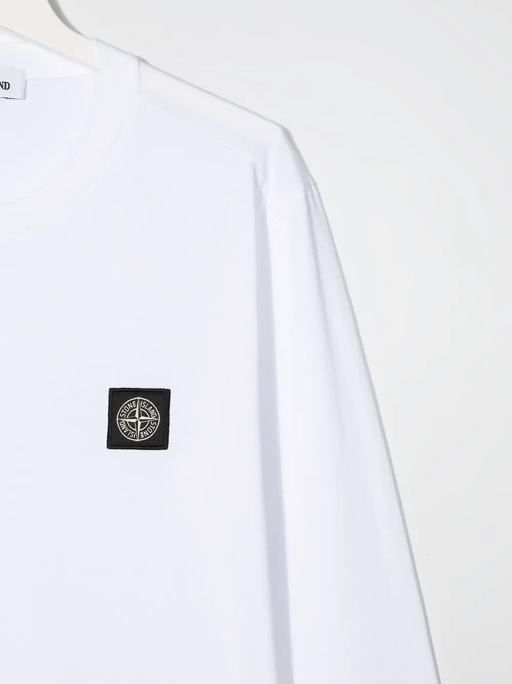 фото Stone island junior топ с нашивкой-логотипом