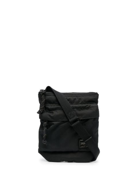 Porter-Yoshida & Co. logo-patch messenger bag