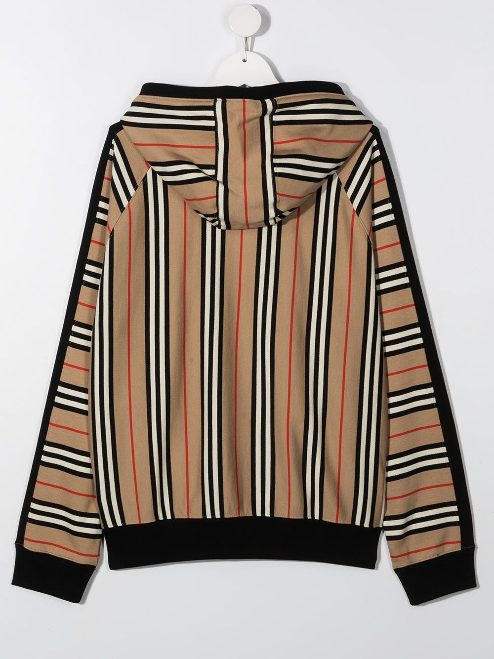 фото Burberry kids худи на молнии в полоску icon stripe