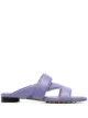 Image 1 of Bottega Veneta strap-detail block-heel sandals