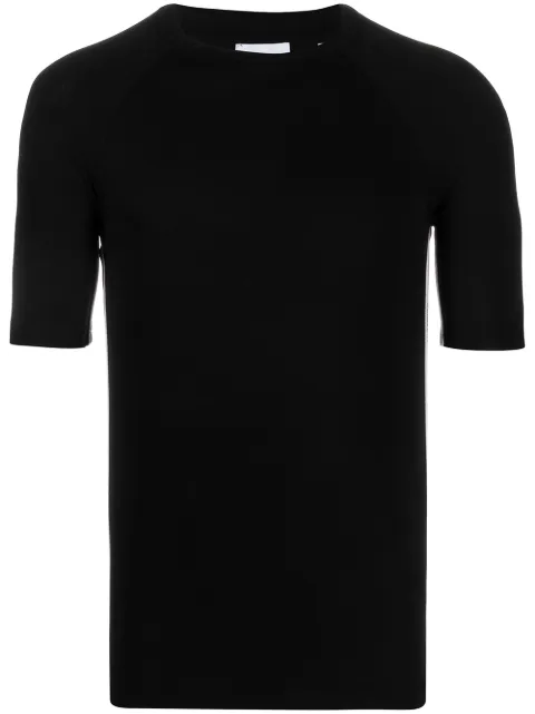 Burberry logo trim fitted T-shirt