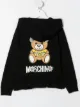 Image 2 of Moschino Kids floral-teddy print zipped hoodie