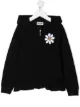 Image 1 of Moschino Kids floral-teddy print zipped hoodie