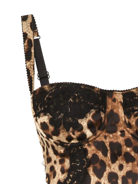 dolce and gabbana leopard bodysuit