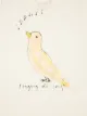The Animals Observatory bird-print cotton vest top