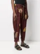Uma Wang printed tied-waist trousers