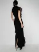 Christopher Kane フェザートリム ドレス