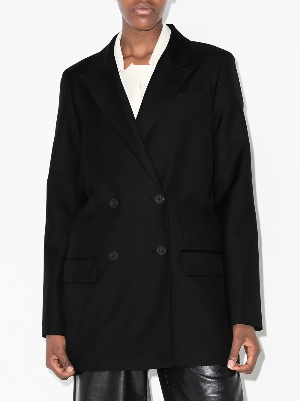 Image 2 of JOSEPH double-breasted wool blazer