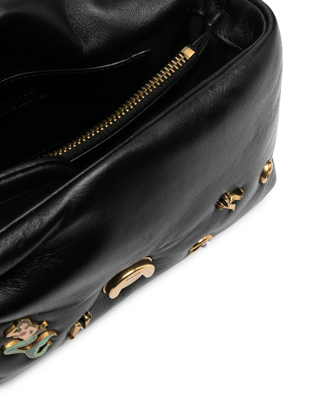 фото Pinko сумка на плечо love с заклепками