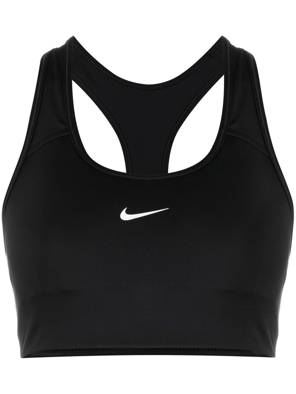 фото Nike спортивный бюстгальтер с логотипом swoosh