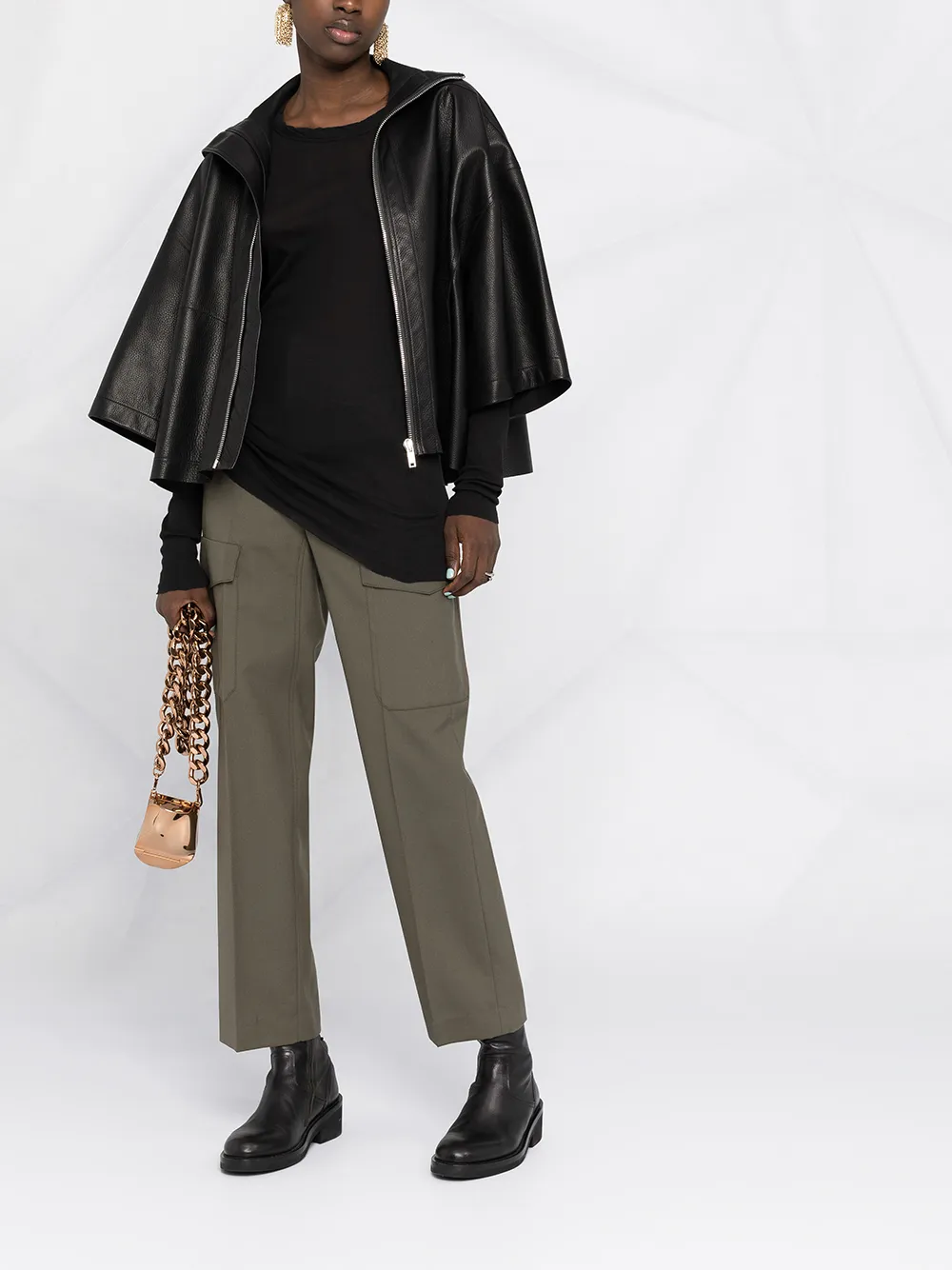 фото Rick owens трикотажный топ с длинными рукавами