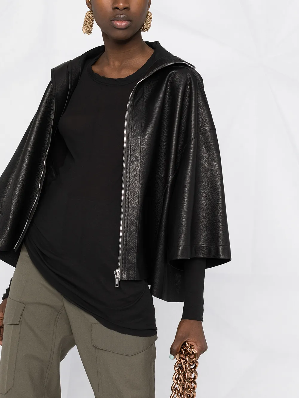 фото Rick owens трикотажный топ с длинными рукавами