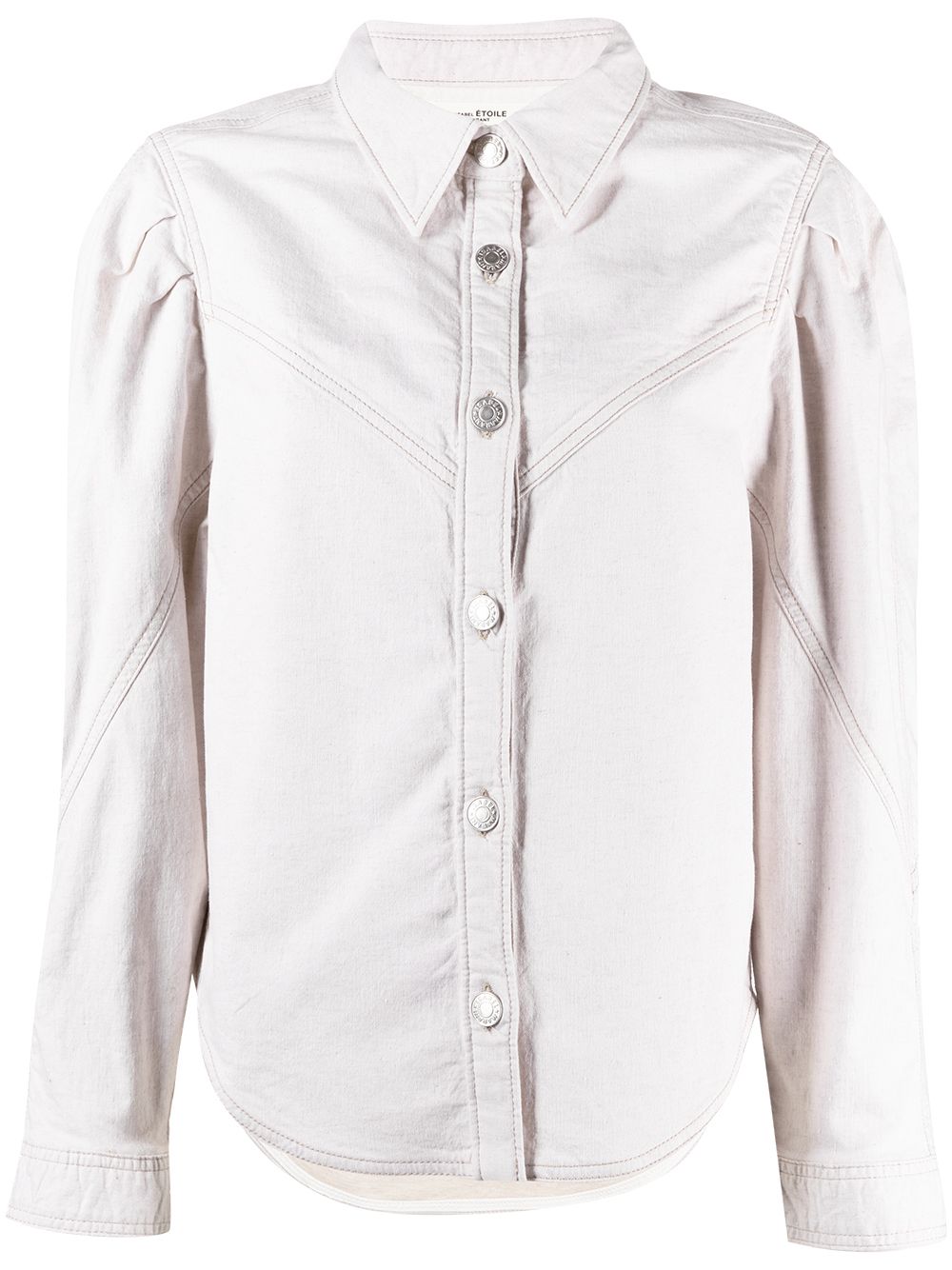 

Isabel Marant Étoile tailored-cut cotton denim shirt - Neutrals