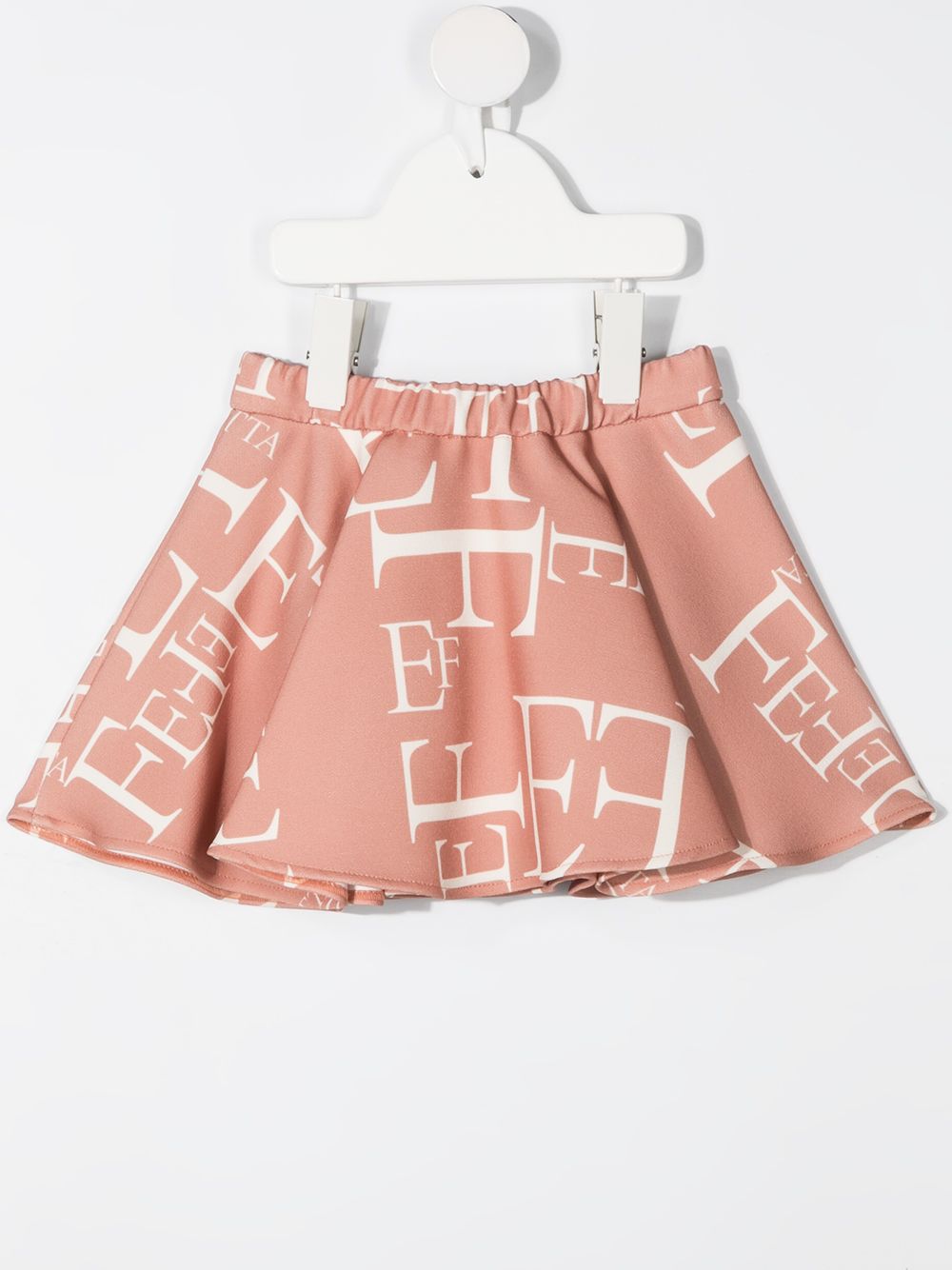 фото Elisabetta franchi la mia bambina расклешенная юбка с логотипом