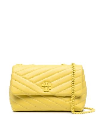 Shop Tory Burch Kira quilted crossbody bag with Express Delivery - FARFETCH