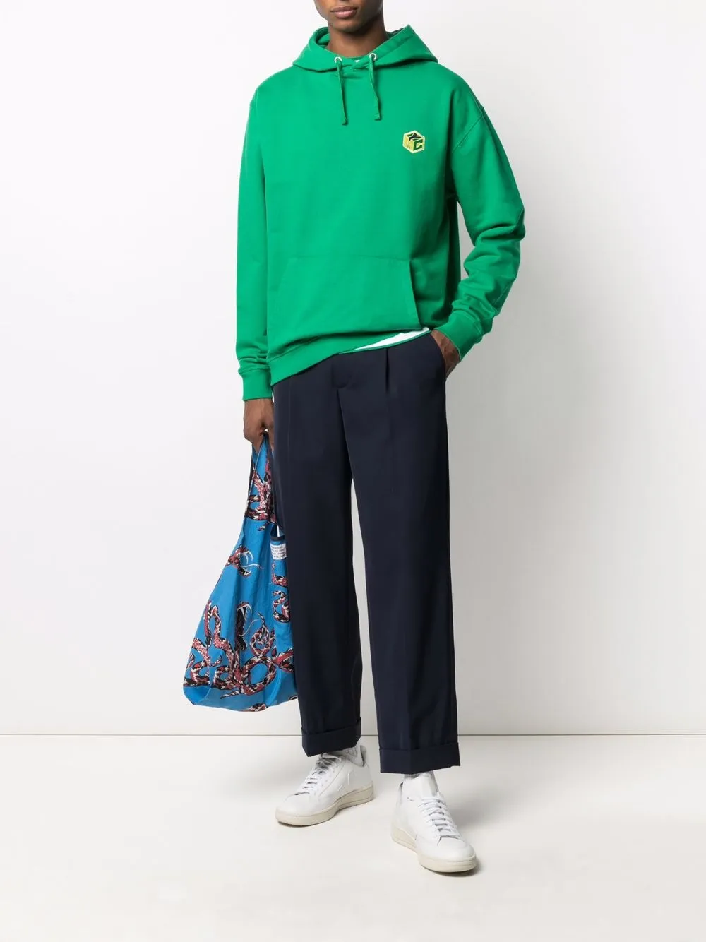YMC logo-print pullover hoodie | Hoodies | Image 2